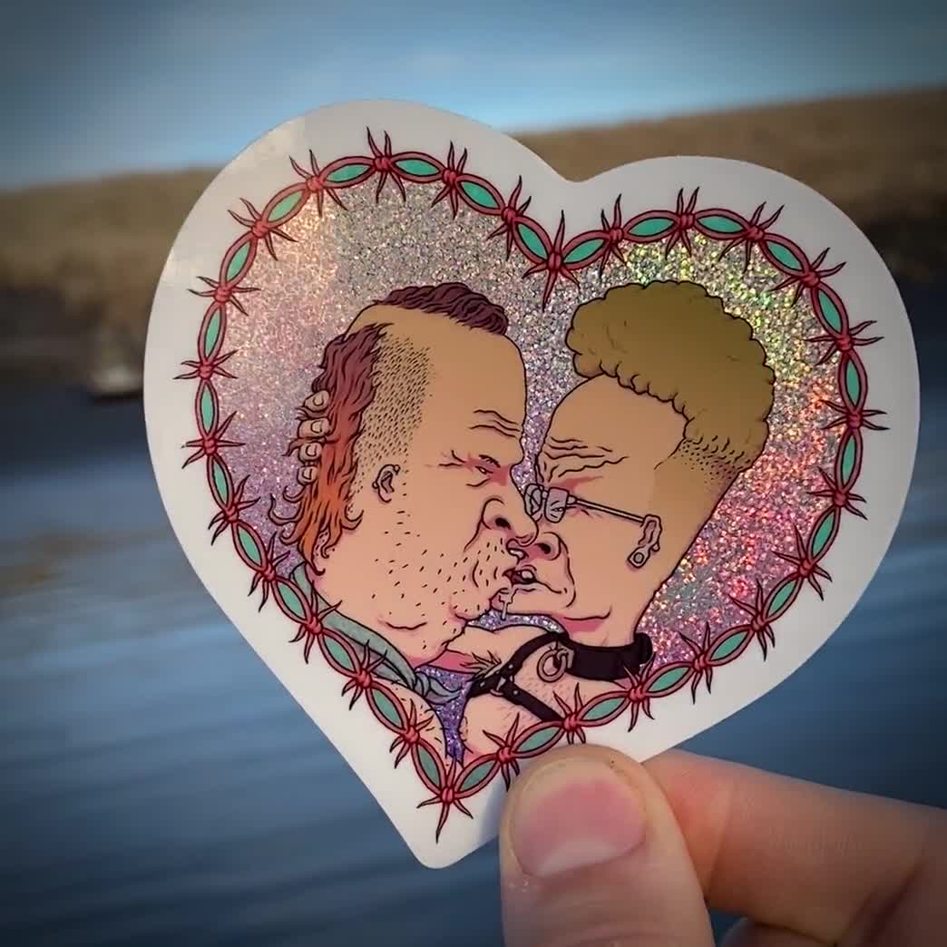 ブロッターアート マグネット Beavis&Butt-Head古典的伝統図版 Vintage 1993 Beavis and Butt-Head Poster Rare Wrecked Room MTV