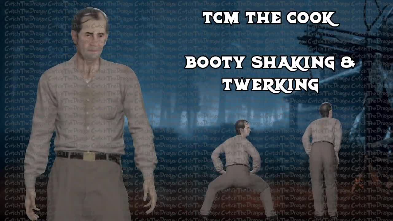 T C M Cook Shaking Booty & Twerking (GIF)