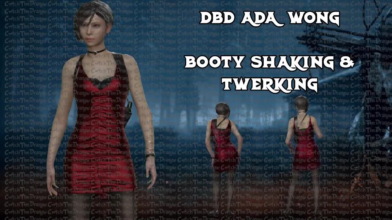 D B D Ada Wong Shaking Booty & Twerking (GIF)