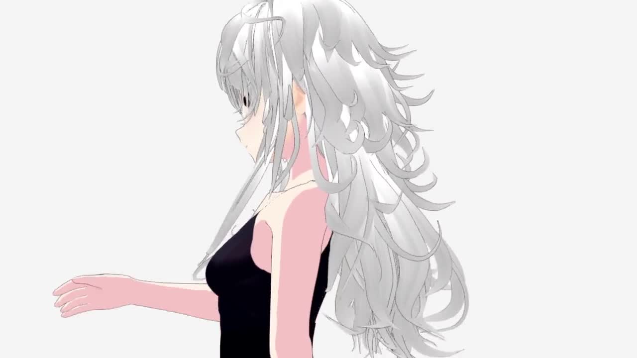 VRoid ウェイクアップヘアプリセット/ふわふわメッシー