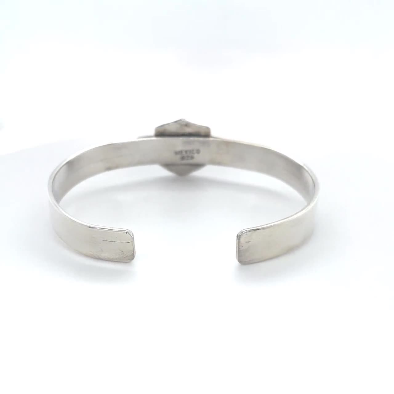 Harley Davidson Motorcycle Shield Logo Sterling Silver Cuff