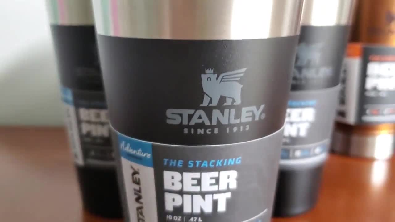 16oz BLACK Adventure Stacking Stanley Pint (no Lid) OR MAPLE 16oz