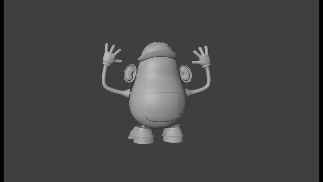ミセス・ポテトヘッド STL ファイル | 3D プリント可能なファンアート