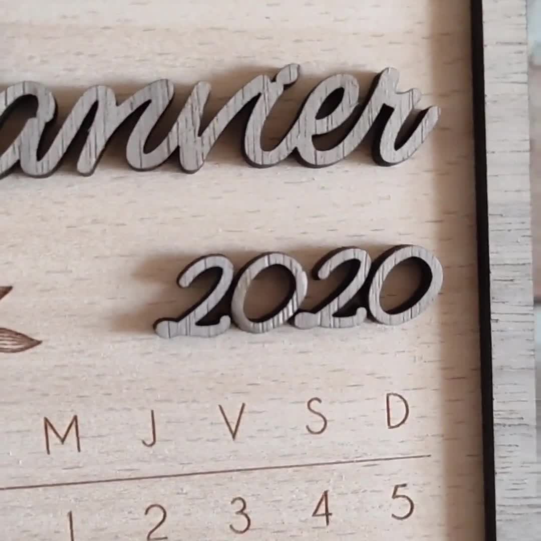 Dokeno Carte De Vœux En Bois Pour Jeunes Mariés 16x11cm - Cadeau Argent Mariage Personnalisable