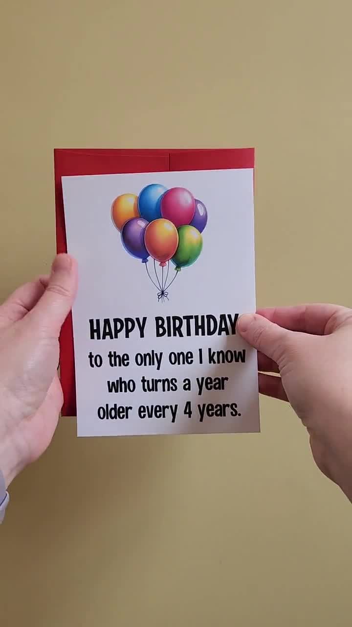 Biglietto A5 Regalo Biglietto Compleanno Happy Birthday - Per Amico