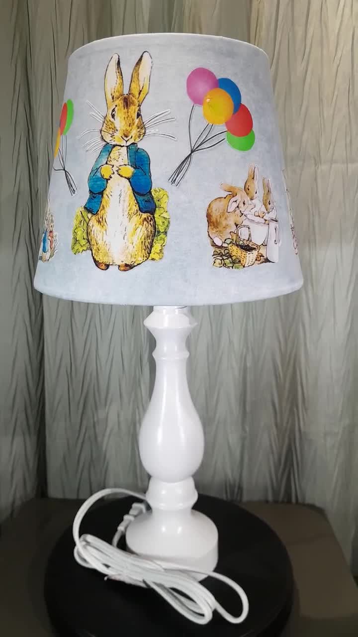 Peter Rabbit Cottontail Nursery Table Lamp w/ deals Shade Collectible Lighting