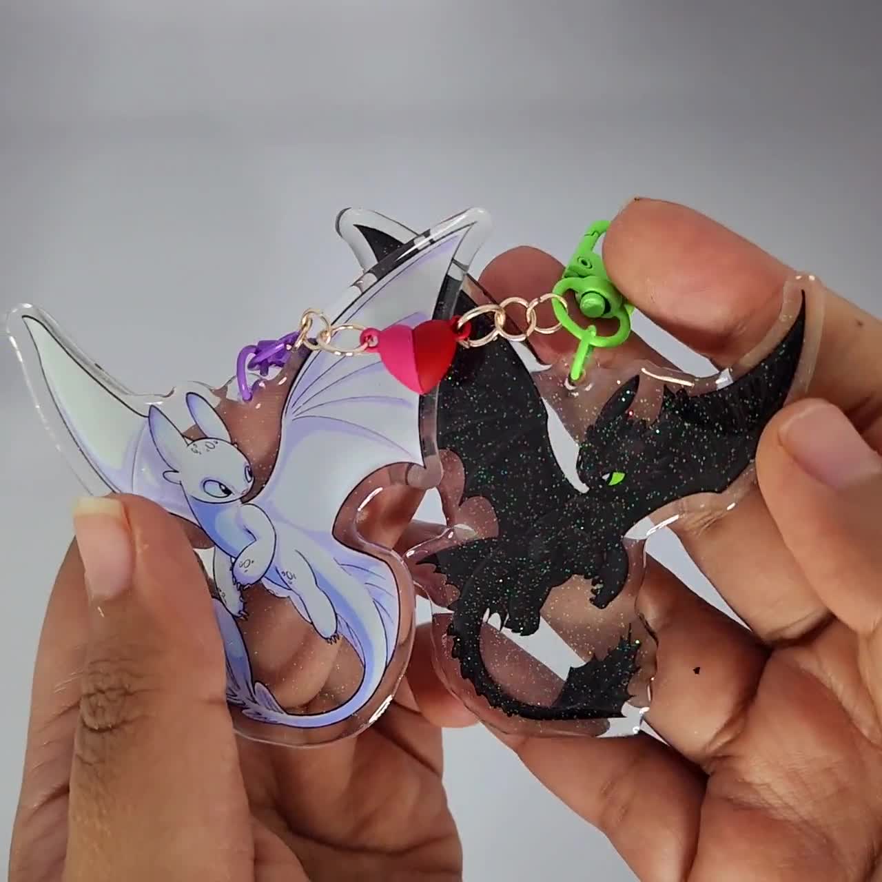 ヒックとドラゴン』トゥースレス＆ライトフューリー キーチャーム