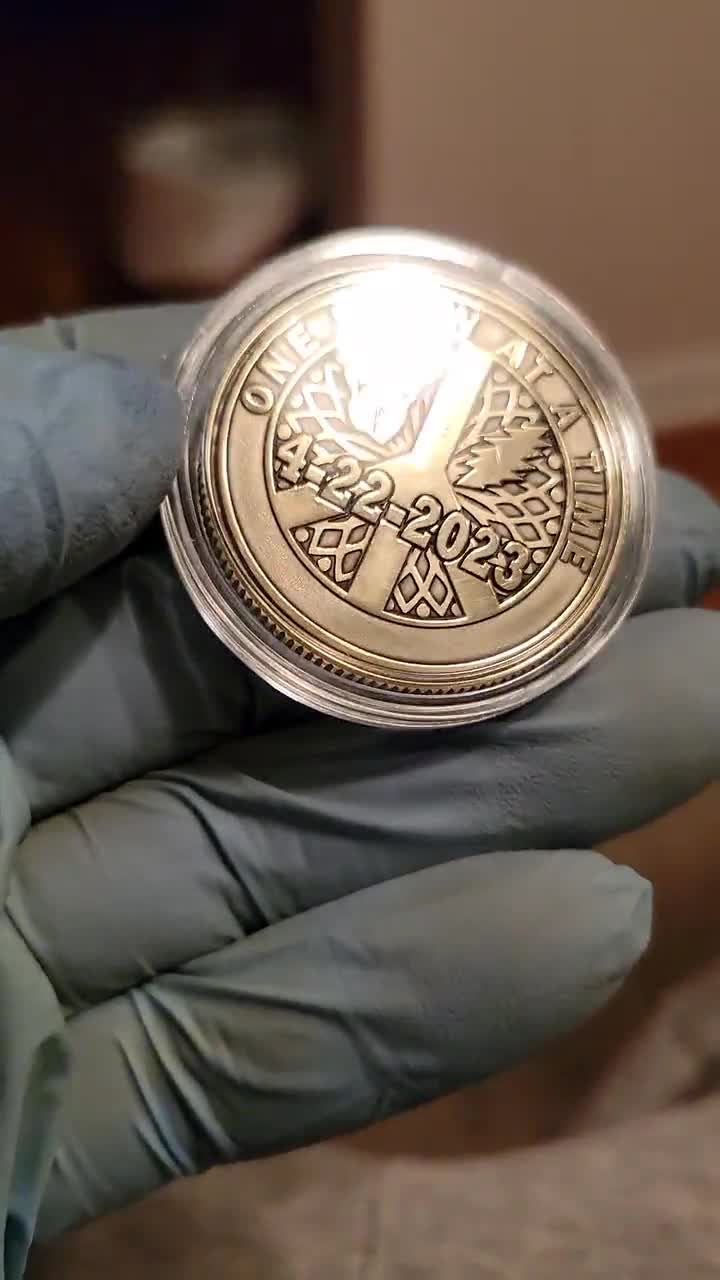 40mm Grateful Dead Sobriety Anniversary Coin - Etsy