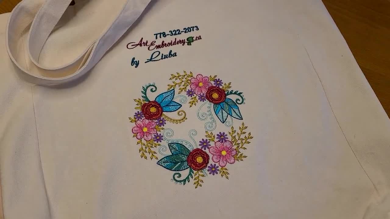 刺繍絵 ５点 花柄スプレー刺繍デザイン：ラプソディセット（4x5インチ、5x7インチ