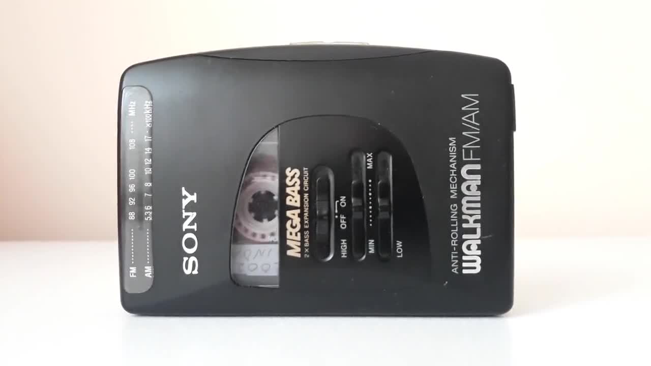 SONY WALKMAN AVLS WM - EX302 Lecteur Cassette Années 80 Vintage Vintage