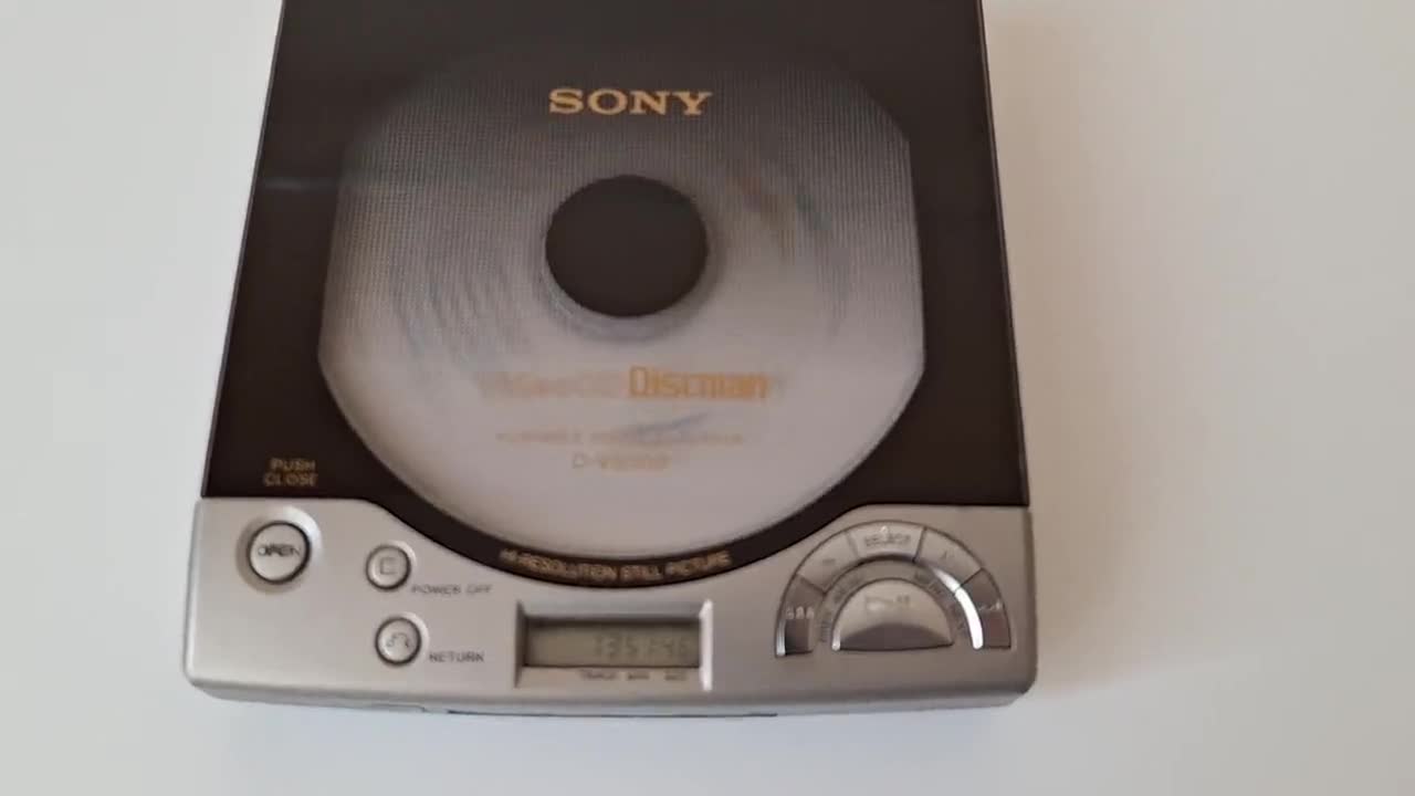 Vintage Sony Discman D-V8000 CD Player - Etsy