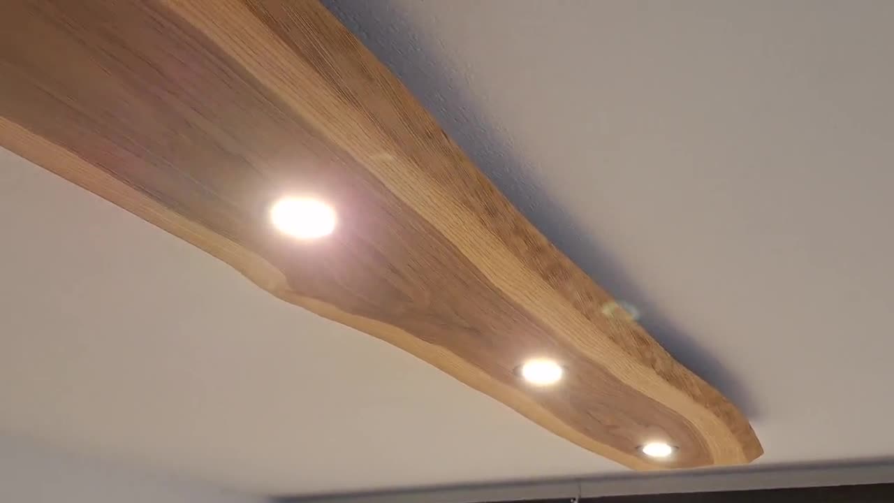 Plafoniera In Legno Rovere Stile Giapponese - Lampada LED Soffitto Soggiorno E Camera, Luce A 3 Colori, Design Vintage - 6