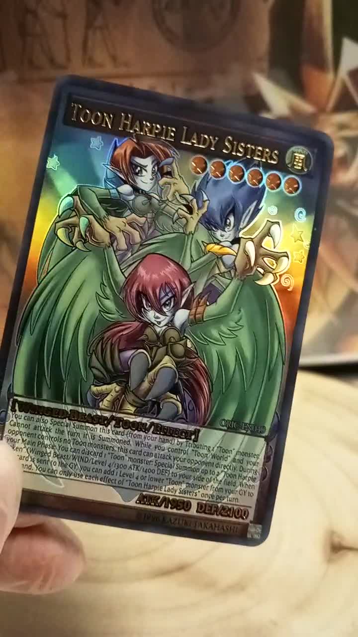 YUGIOH 1st Ed. Toon Chaos Toon Harpie Lady Collectors Rare