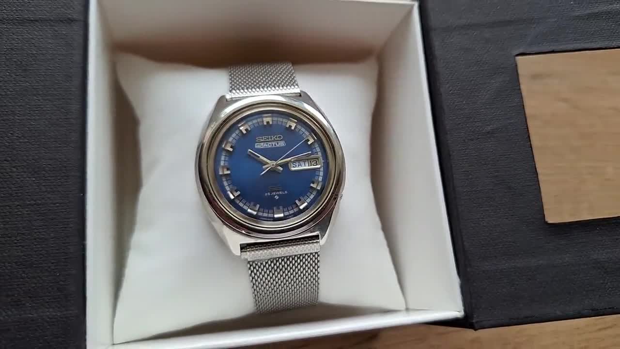 Seiko 5 Actus SS Watch, Seiko 6106-7520 Vintage Classic