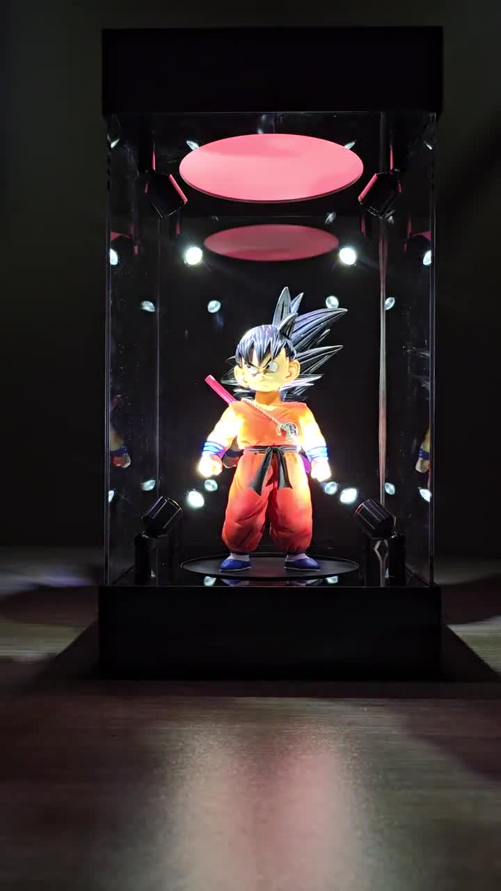デラックスアクリル製アクションフィギュアディスプレイボックス（8個