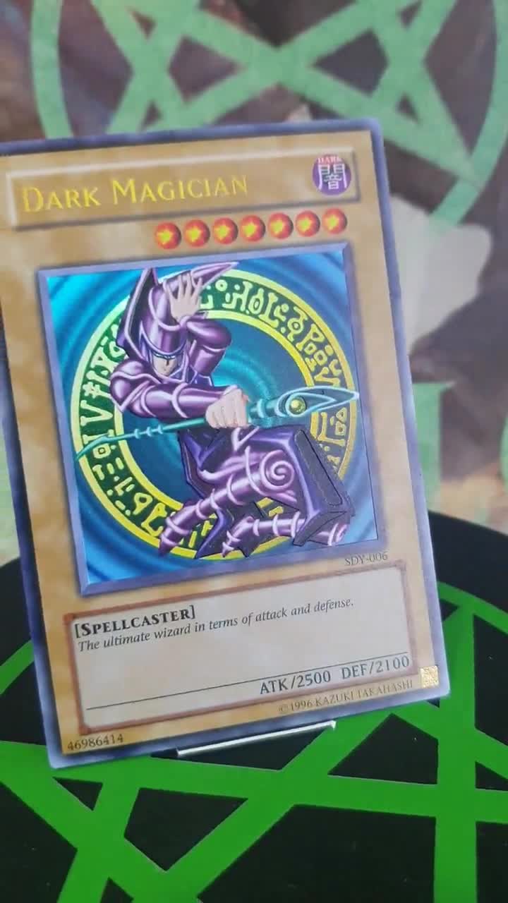 yugioh card dark magician sdy-006 [SDY-006] Ultra Rare Spellcaster Level 7 ATK/2500 DEF/2100 The ultimate wizard in terms of attack and defense. DARK MAGICIAN *** ORIGINAL ULTRA