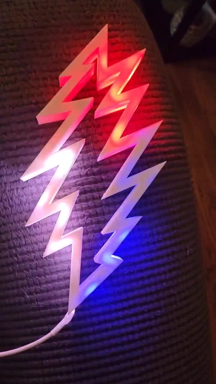 13 Point Bolt LED Sign Greatful Dead - Etsy