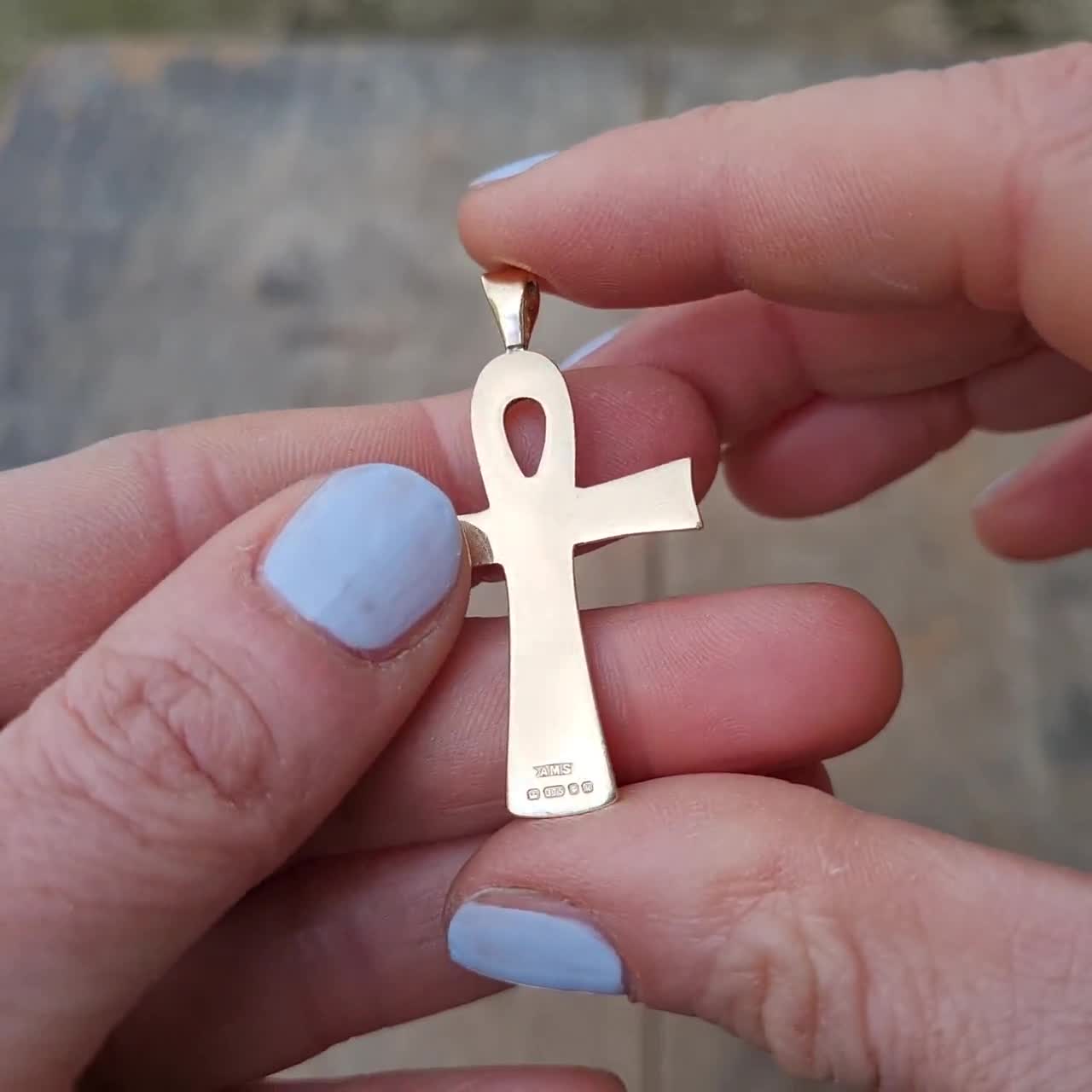 STL Datei Ankh Kreuz Anhänger STL Schmuck·3D Druck Idee Zum