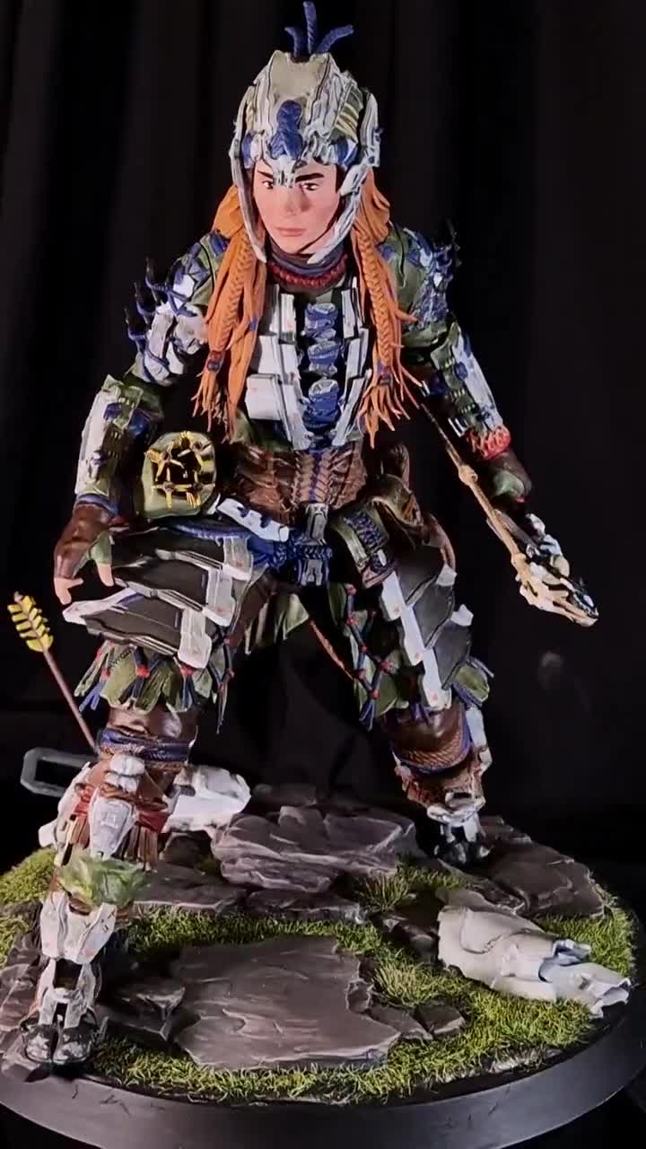 Figurine Aloy - Horizon Forbidden West - Collection Playstation - 1/12 (15 Cm) - Spin Master