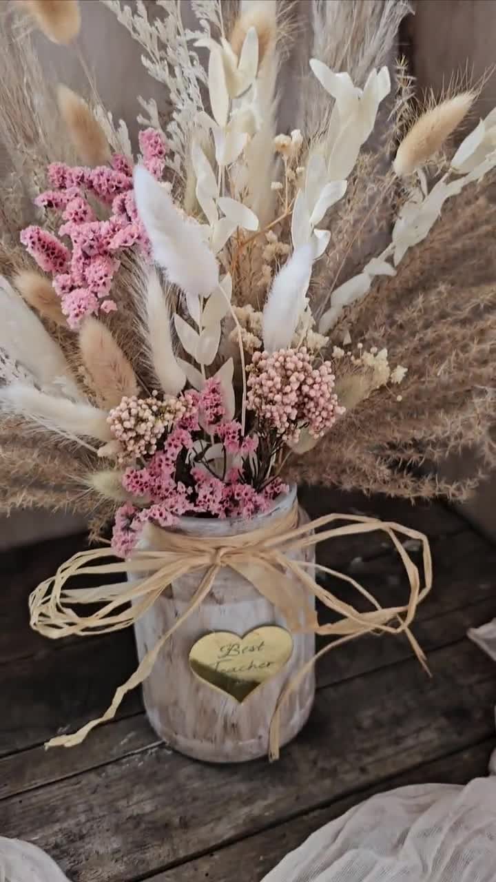 Vaso Cilindrico In Vetro Con Bordo Dorato - Design A Coste, Per Fiori
