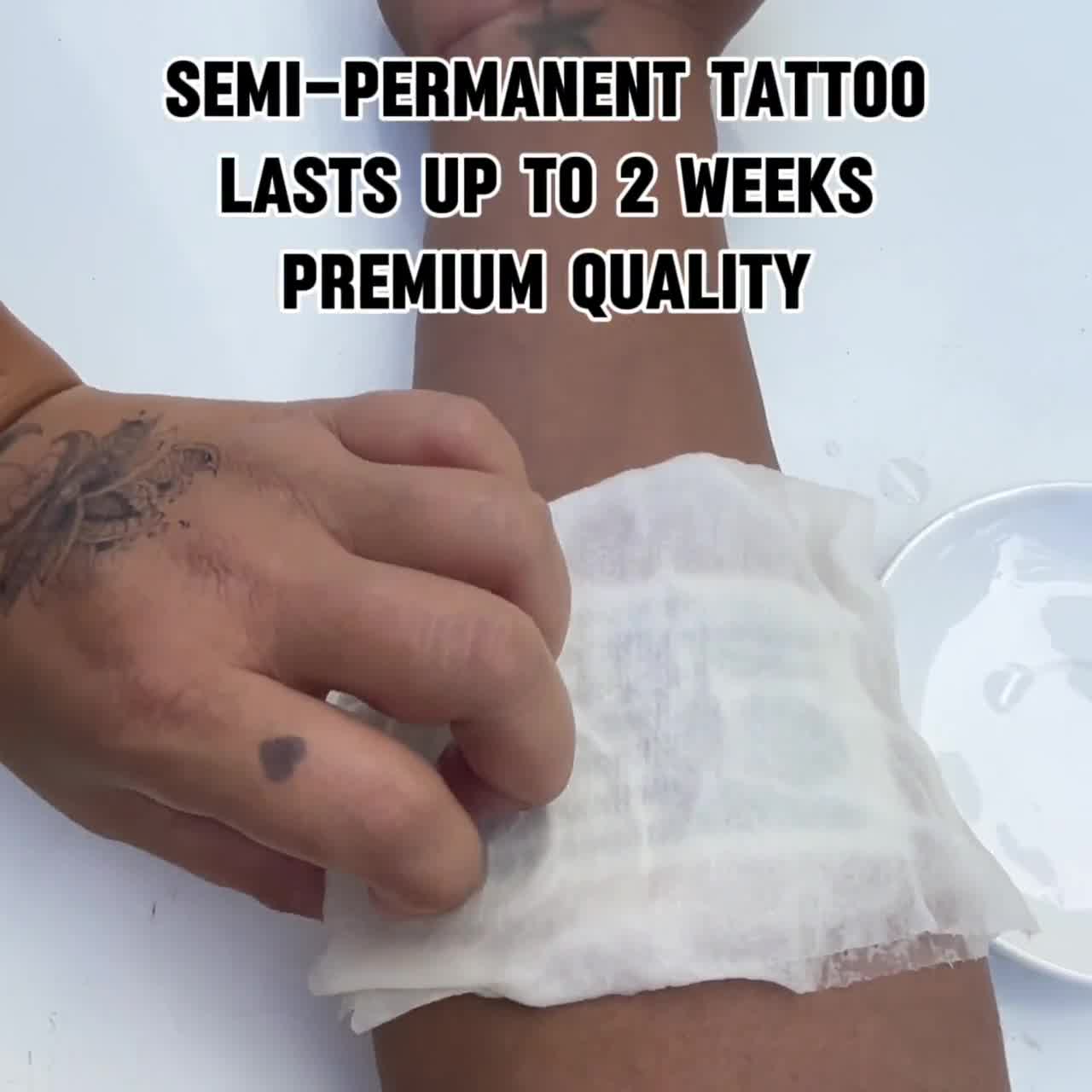 Temporary Tattoos That Last Two Weeks