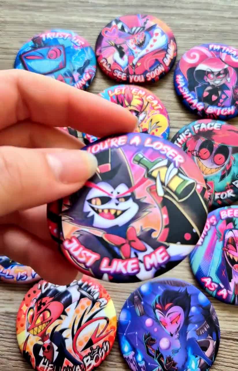 HAZBIN HOTEL Buttons Badges (pins) & Magnets - Etsy