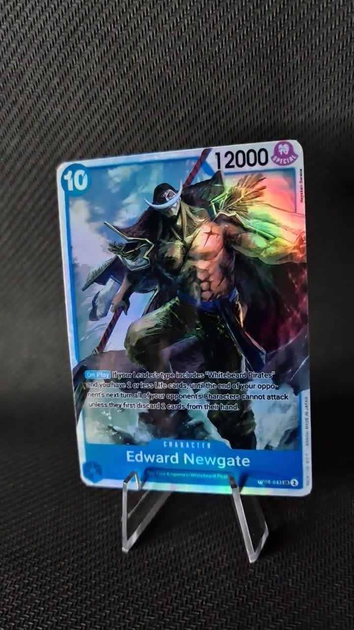 ONE PIECE CARD GAME ノー・リ・ハイ ホロカード One Piece Proxy Card Holo - Edward Newgate OP08-043 Character - Etsy