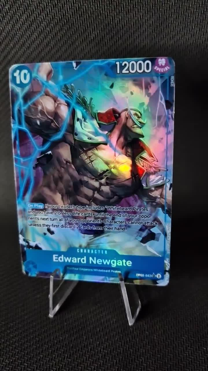 One Piece Proxy Card Holo - Edward Newgate OP08-043 Character - Etsy