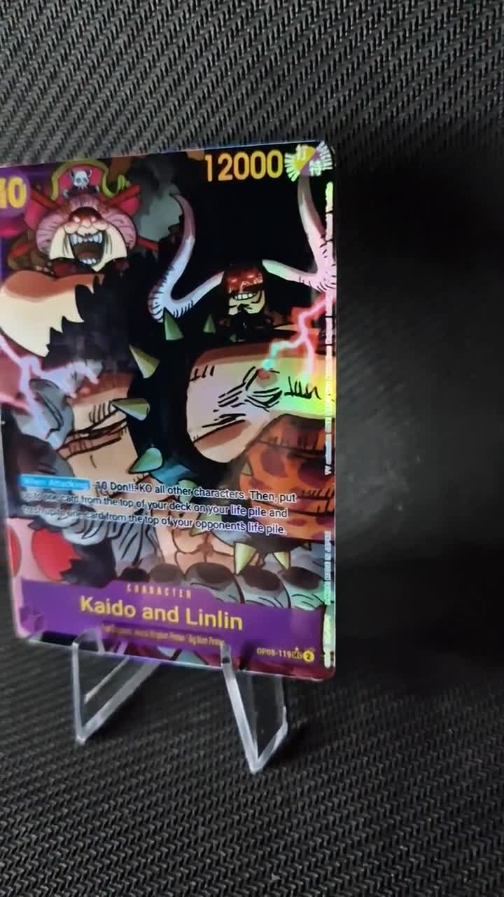 one piece card game kaido and linlin 2024 One Piece Op08-two Legends 119 Kaido & Linlin PSA 10 Graded Card