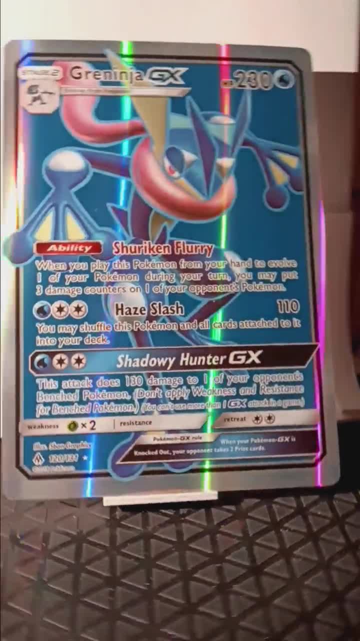 Greninja GX - Full Art Jumbo - 120/131 / Ultra Rare - Perfect Gift