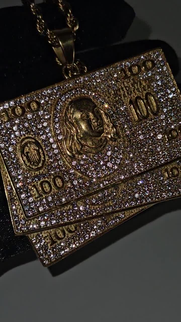 アクセサリー Supreme 100 Dollar Bill Gold Pendant Supreme 100 Dollar Bill Gold Pendant Gold - FW17 - US