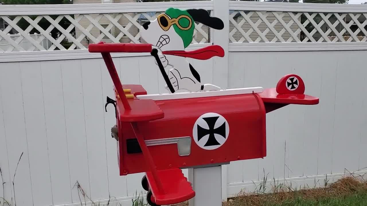 Red Baron Mailbox deals ( Made to Order )