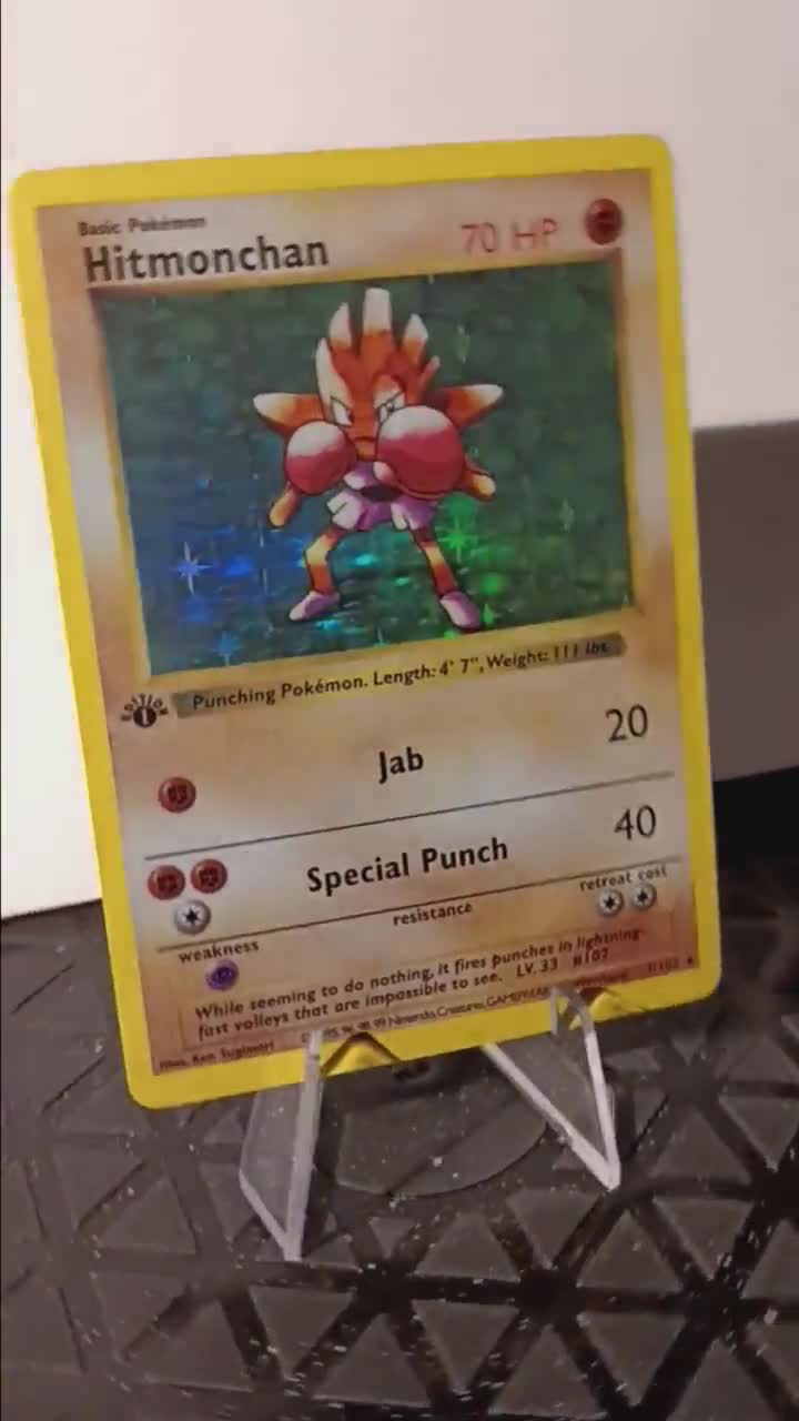 英語版初期　Hitmonchan shadowless holo 英語版初期 Hitmonchan shadowless holo 英語版初期 Hitmonchan