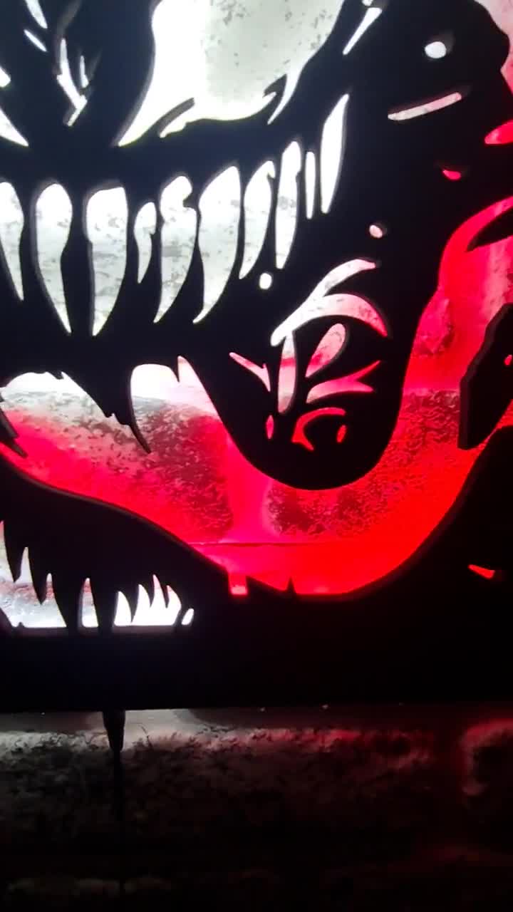 Venom LED Lighted Sign, Venom Fans Illuminated Wall Decor, Gift