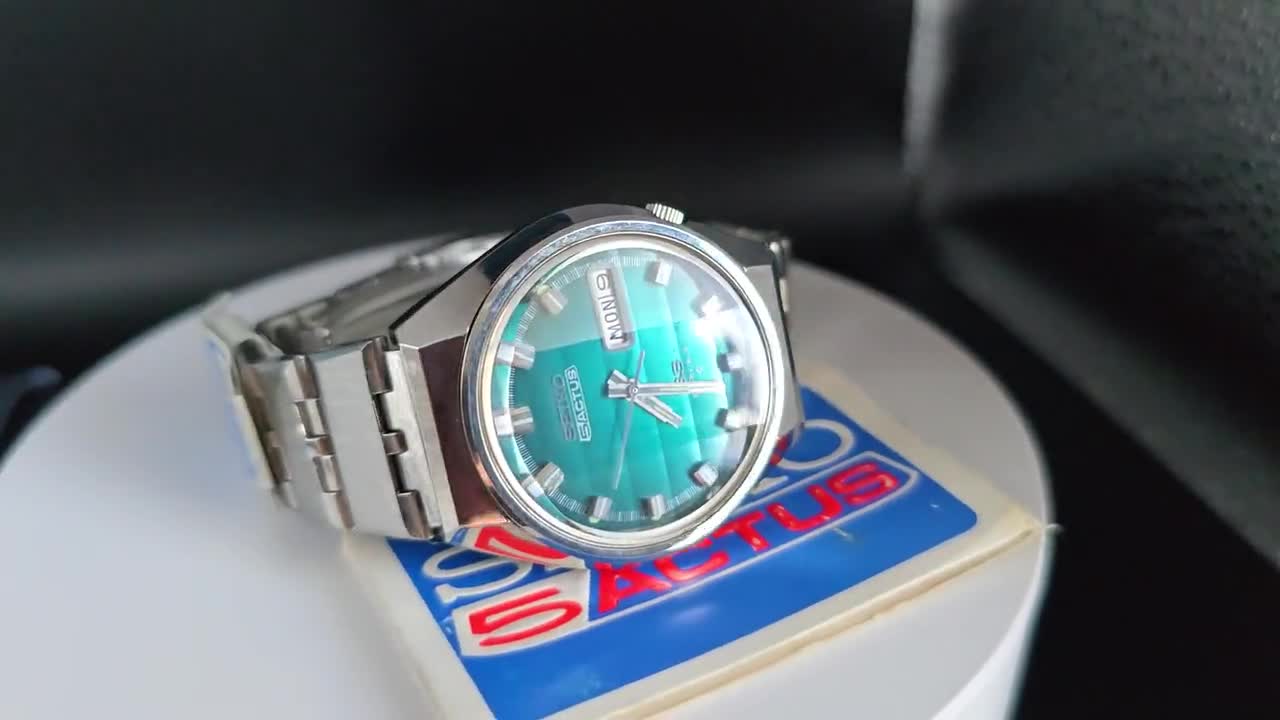 Vintage Rare Automatic Watch Seiko 5 Actus , Made in Japan