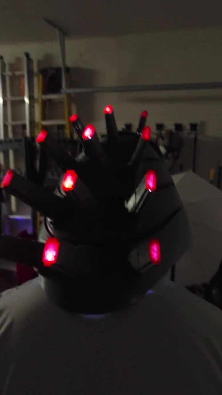 舞レプロ3D Mecha Godzilla 3D Printed Helmet | Light-up Eyes & Spikes