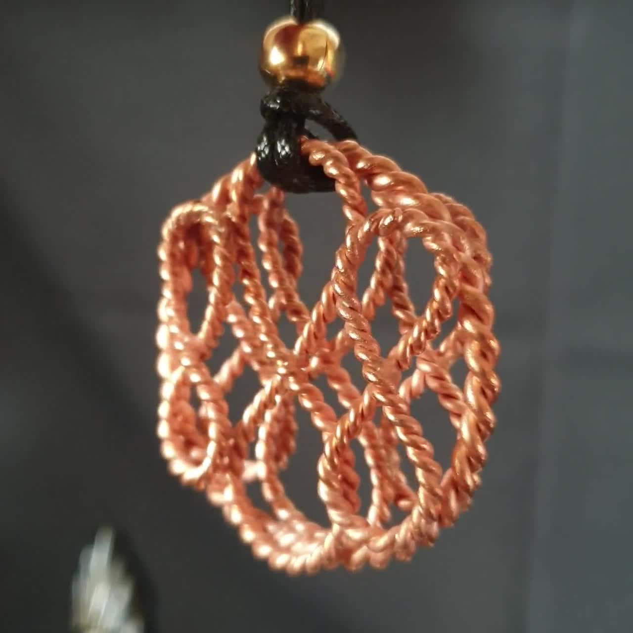 888 Infinity Tensor Ring Pendant 144mhz 177mhz 188mhz Copper