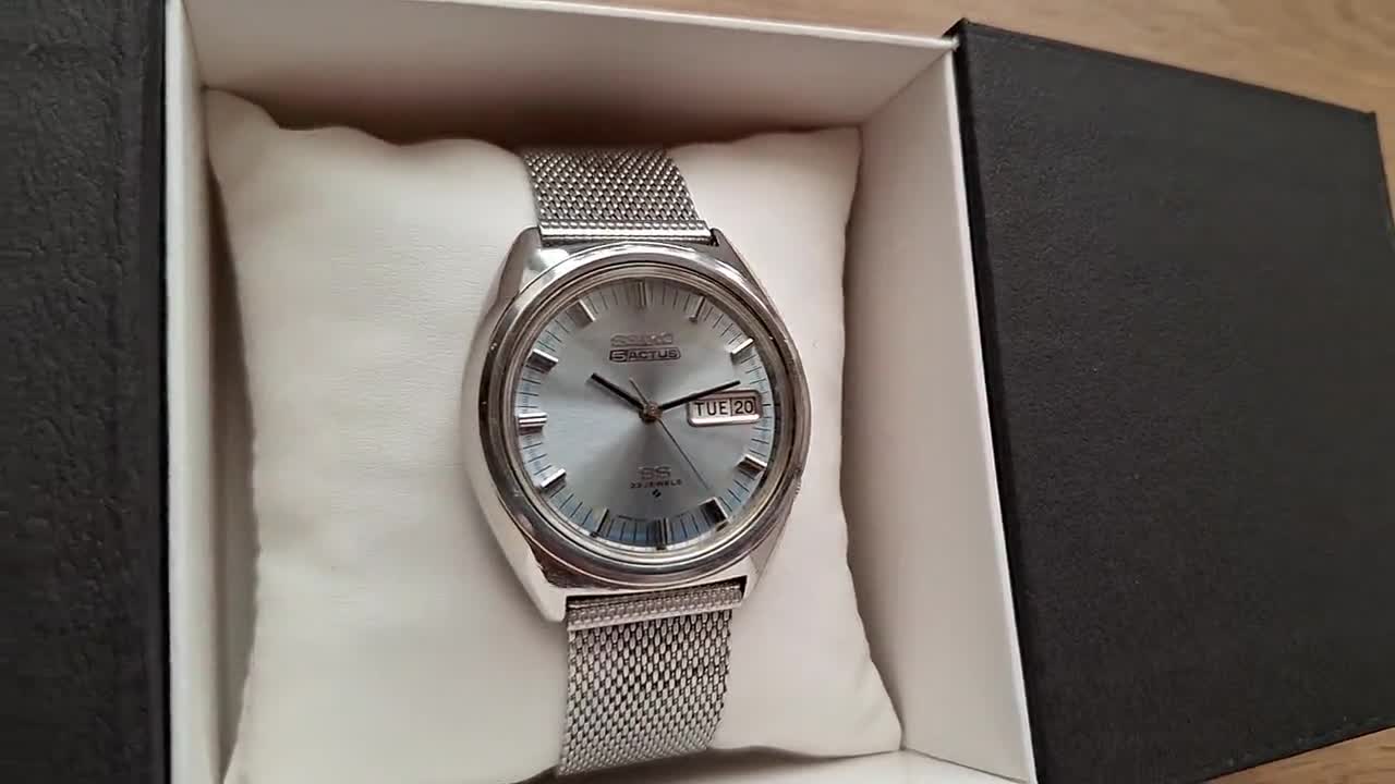 Rare SEIKO 5 Actus SS Ref. 6106-7520, Vintage Classic Japan