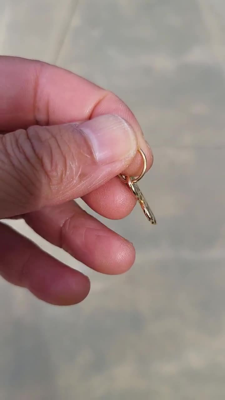 ★daisy★✾14kgf 14kt Yellow Gold Daisy Charm - Etsy