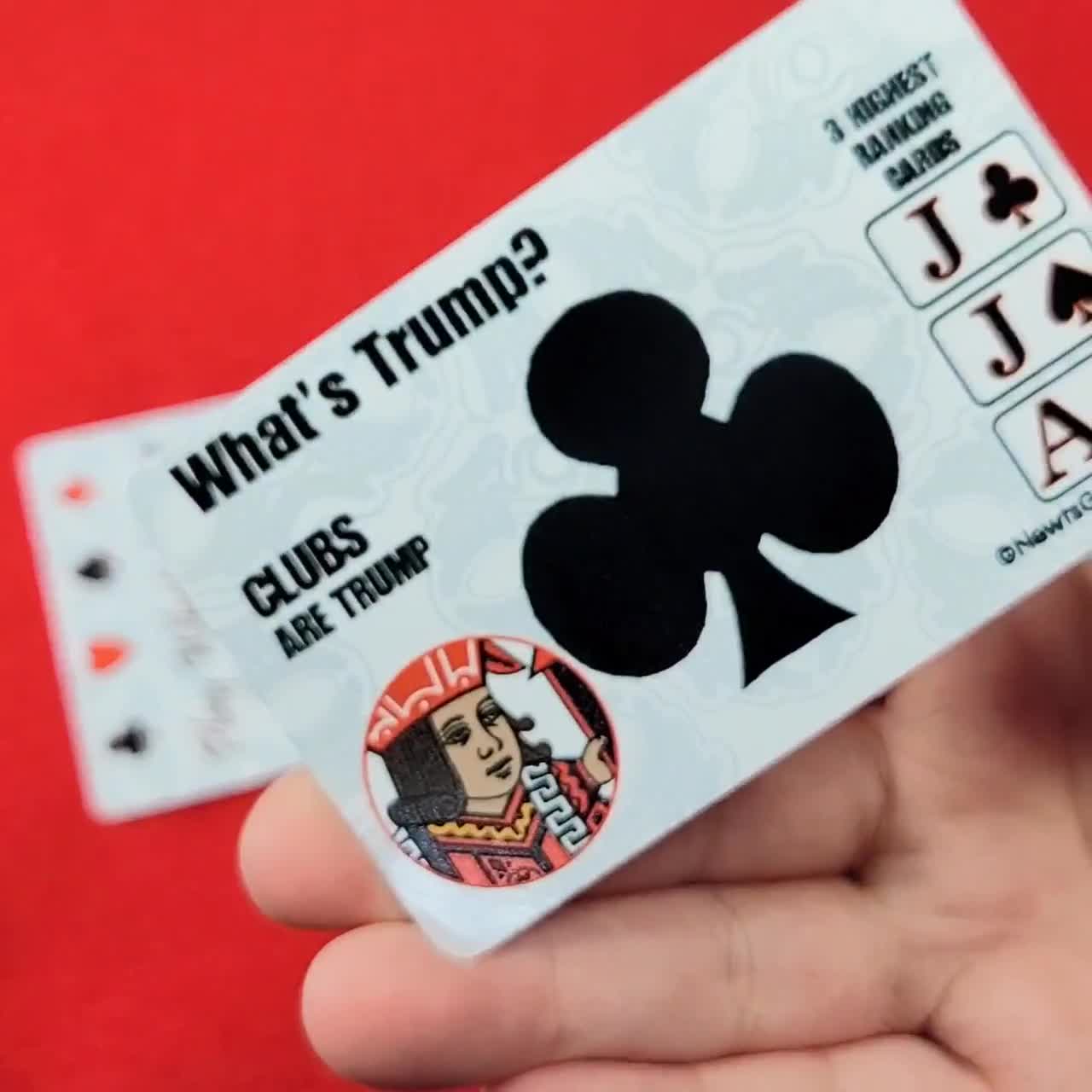 Euchre Trump Marker | Bridge Trump Indicator | Card Games | Family Game Euchre Trump Marker | Bridge Trump Indicator | Card Games | Family Game