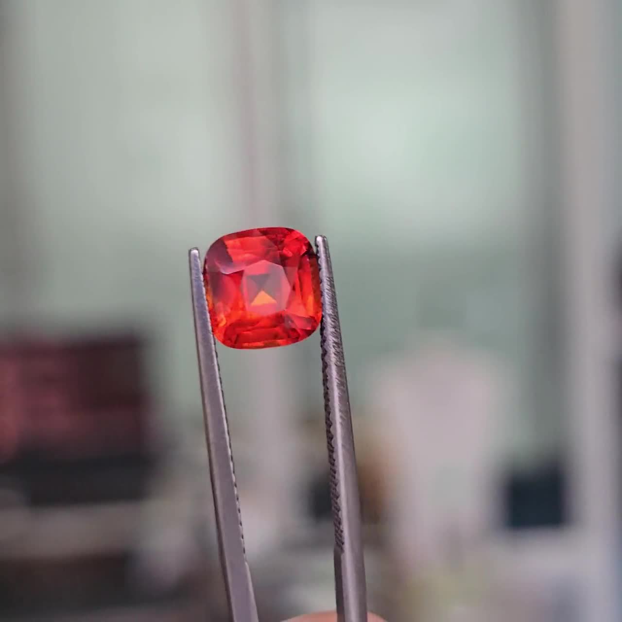 2.84ct Vivid Orange Spessartite Garnet: Rare Mandarin Gemstone