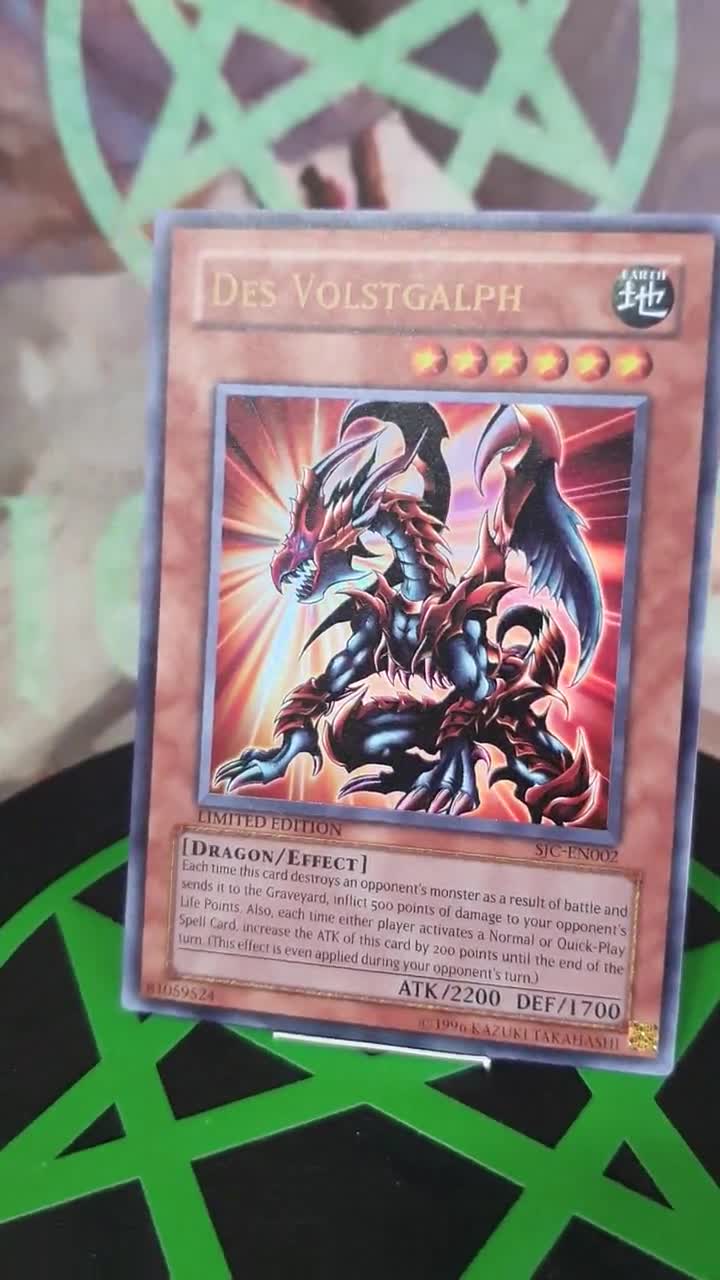 yugioh card des volstgalph Yu-Gi-Oh G6-01 Secret Rare Promo NM Japanese s30 The item may be similar but not exactly the same as the image (e.g Des Volstgalph (Yugioh) - 3D