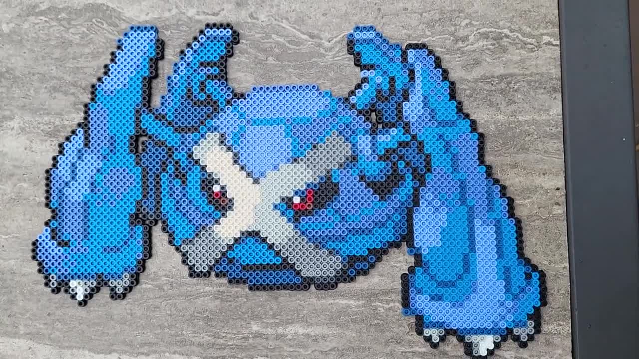 Perler Bead Art (glossy) - Metagross - Pokemon - Etsy