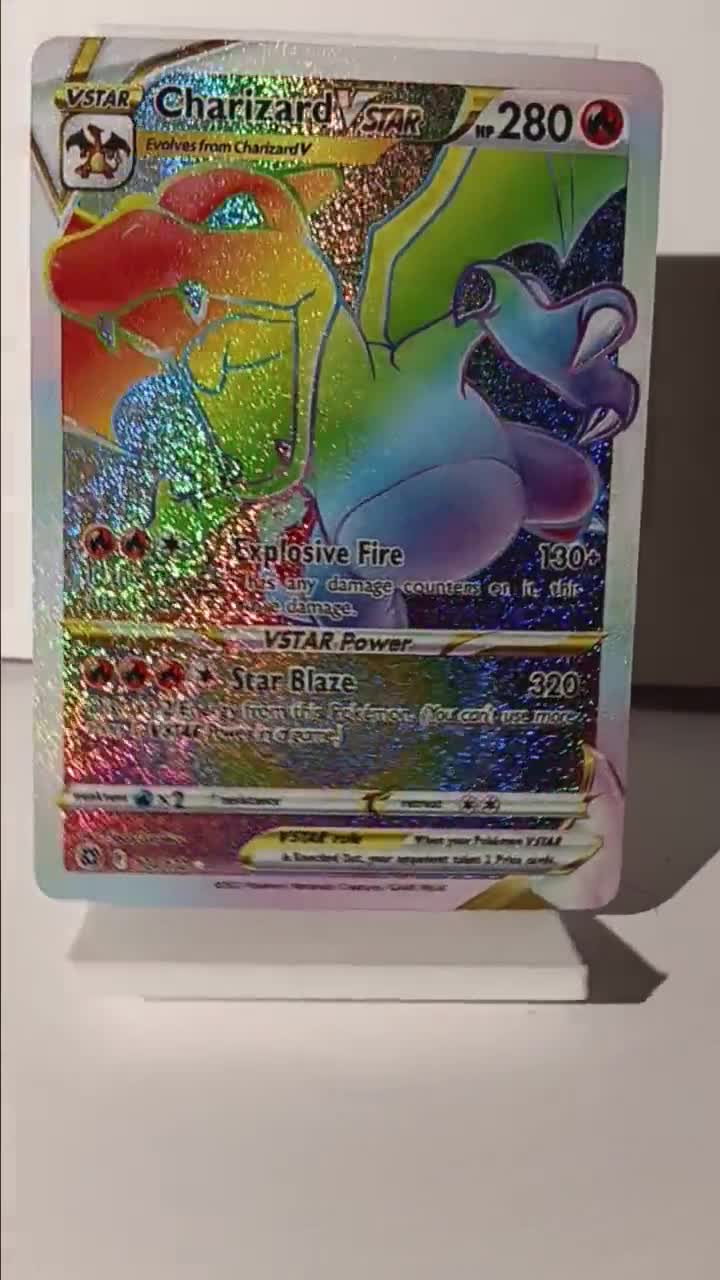 pokemon card 174 172 Scarlet & Violet 151 Illustration Rare Nidoking #174 style setup or your main portfolio Charizard VSTAR - Brilliant Stars