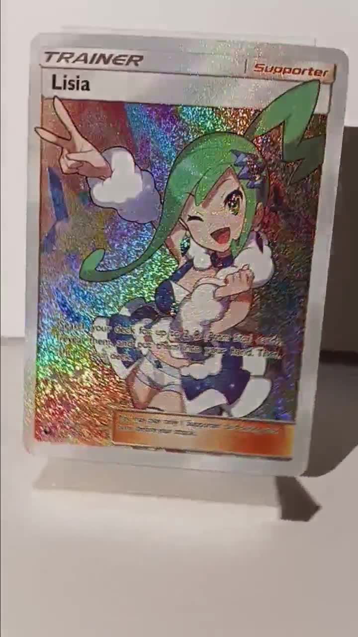 lisia pokemon card price Full Art - Celestial Storm - 164/168 / Ultra Rare - Perfect Gift for Poke fans - NOT real just for show WPN registered. Pokemon Card S&M Celestial Storm