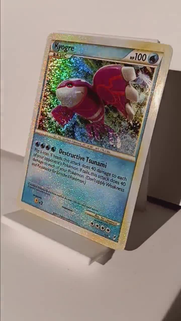 Kyogre (Shiny) - Call of Legends (CL) - SL7 / Shiny Holo Rare - Perfect Gift for Poke fans - NOT real just for show - Proxy NOT replica Kyogre (Shiny) - Call of Legends (CL) - SL7 / Shiny Holo Rare - Perfect Gift for Poke fans - NOT real just for show - Proxy NOT replica
