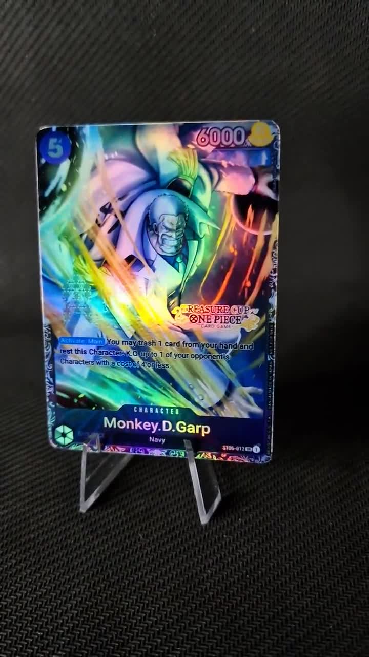 One Piece Proxy Card Holo - Monkey.d.garp ST06-8012 Treasure Cup