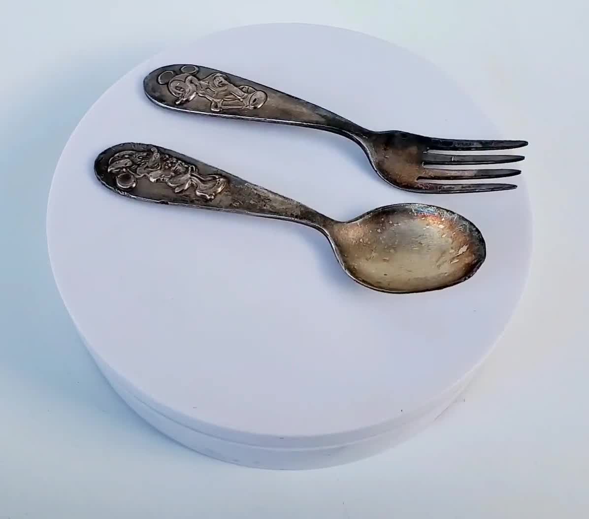 絵画 ミッキー＋ミニー 恋人達の銀食器 / Lover's silverware 絵画