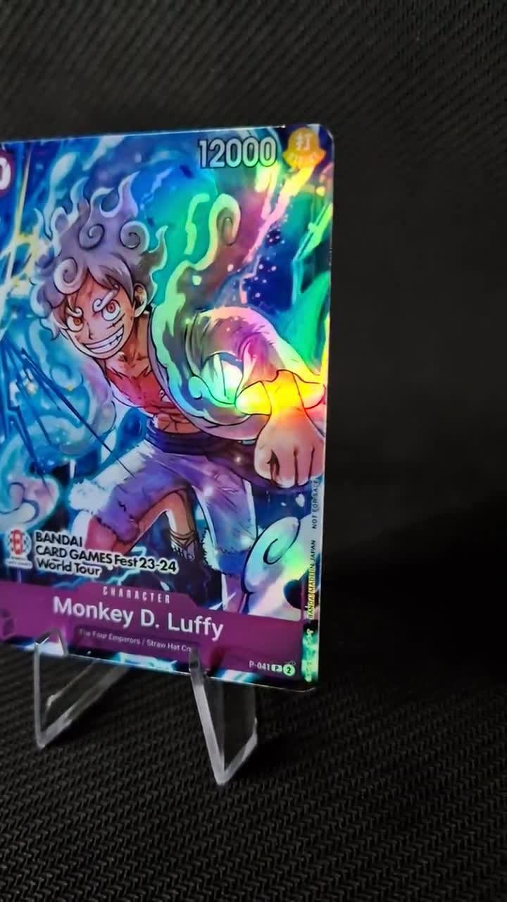 One Piece Proxy Card Holo - Monkey D. Luffy P-041 Games Fest 23-24