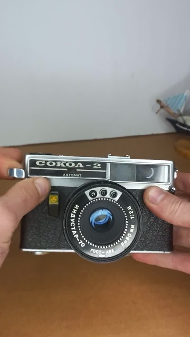 9月2日まで値下げ！SOKOL INDUSTAR 70 フィルムカメラ 35mm Sokol 2 フィルムカメラ 35 mm Industar 70 レンズ、動作テスト